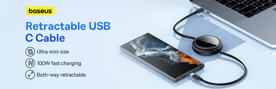 Baseus Cable USB-C 20W PD 3A | Trenzado | 0.5m/1m/2m | iPhone 14/13/12/11 Pro Max, iPad y MacBook