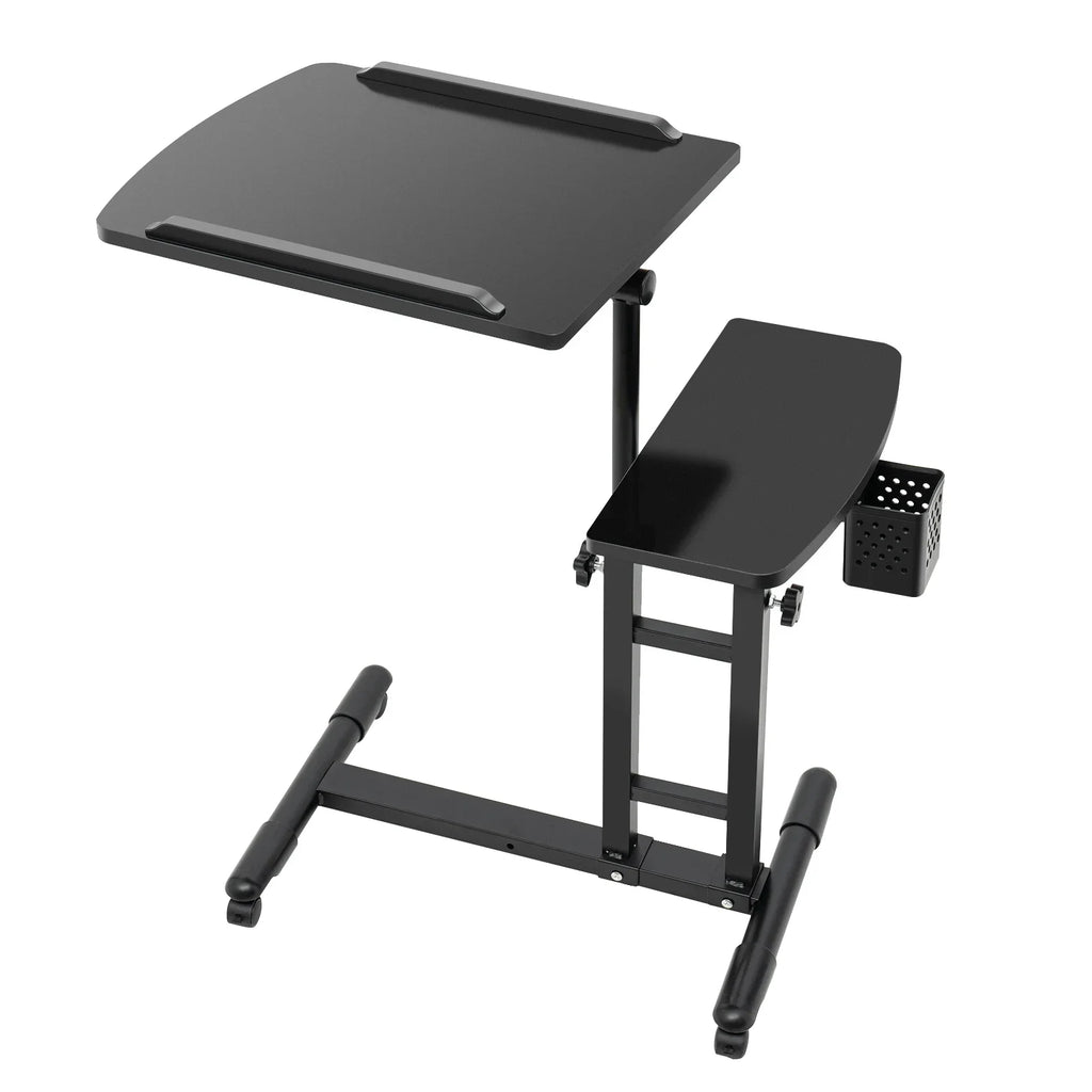 Portable Tattoo Workstation with Adjustable Table Dual Surface Design Iron and High-Density Board Impact-Resistant