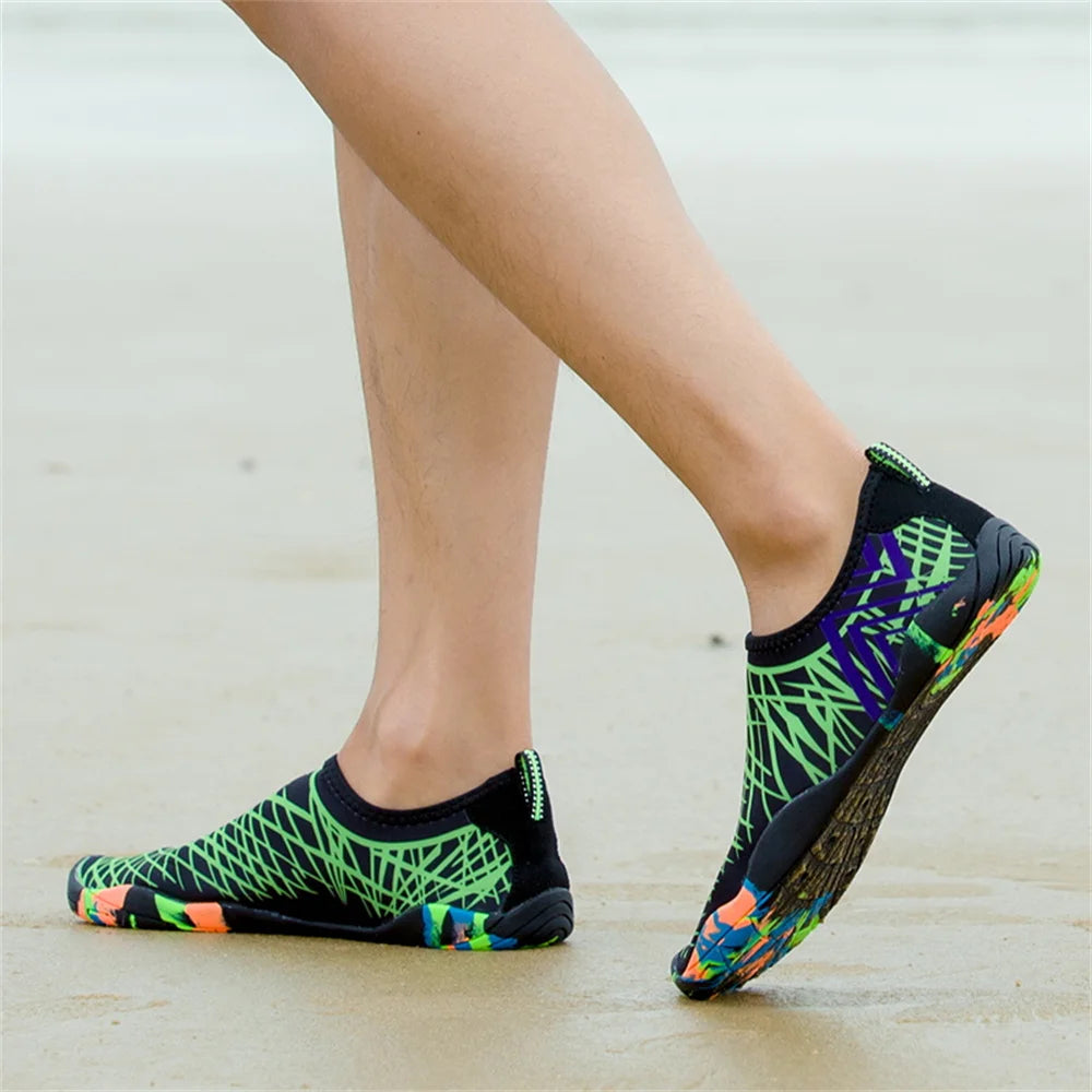 Quick-Drying Summer Water Shoes Unisex Seaside Beach Sock Barefoot Sneakers Men Swimming Upstream Sports Diving Aqua Shoes Women
