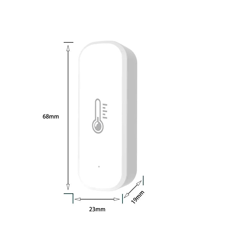 Tuya Wifi/Zigbee Temperature And Humidity Sensor Indoor Thermometer Smart Life Control For Home Work With Alexa Google Assistant