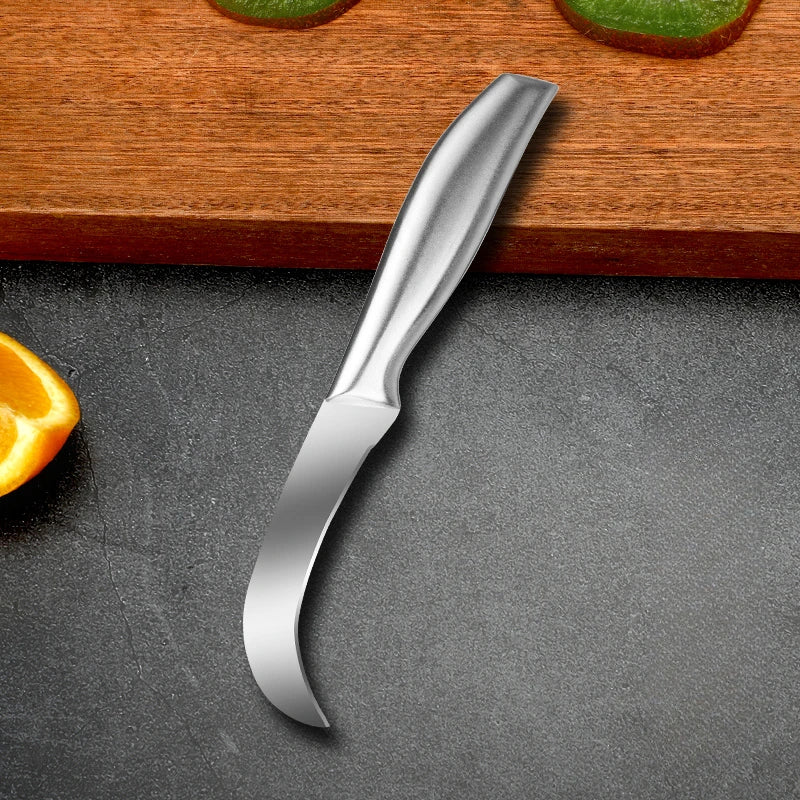 Fruit Knife Household Sharp Multi-function Scimitar Stainless Steel Special Knife for Cutting Pineapple Fruit Peeler Boning Knif