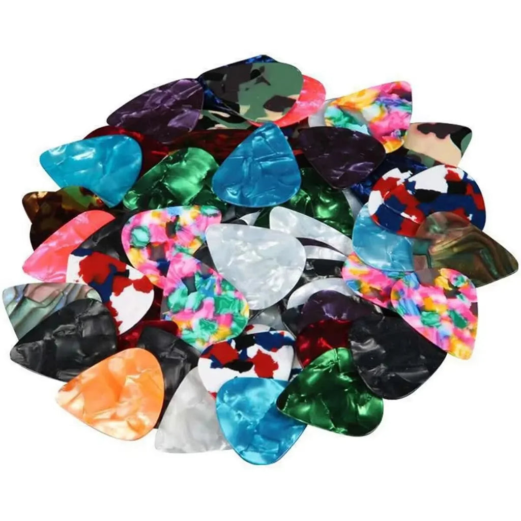 100pcs Púas de Guitarra Miwayer | Colores Mixtos | Acústica y Eléctrica | 0.46-0.96mm 🎸