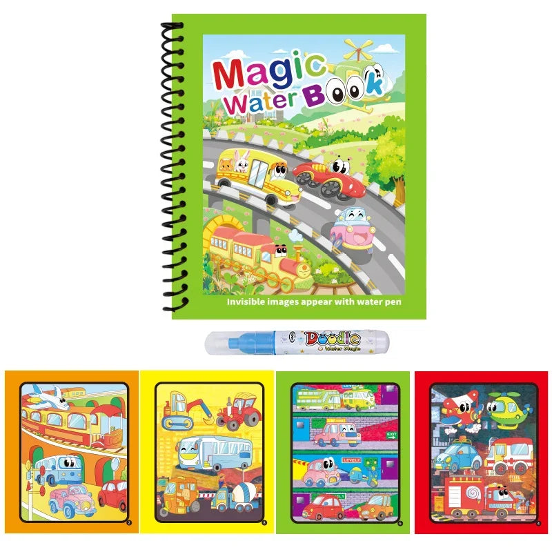 Reusable Water Drawing Book – Montessori Coloring Toy