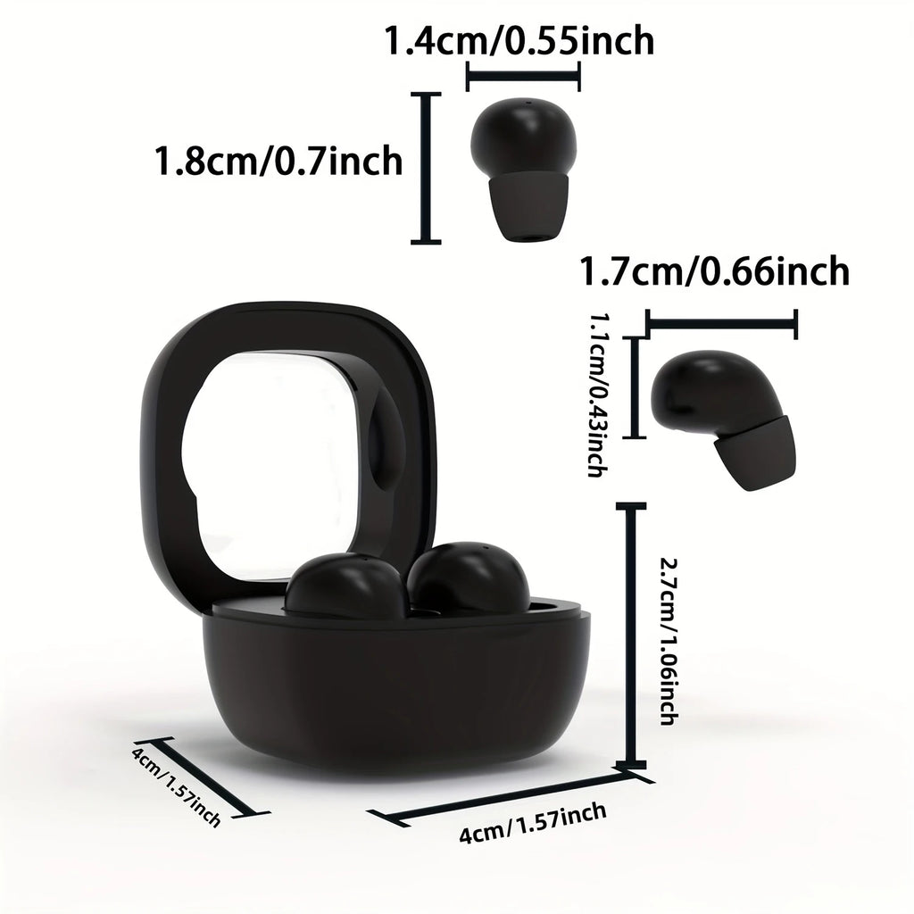 Auriculares SHUKE SK19 Pequeños | Bluetooth 5.3 | ANC | Para Dormir | Deporte | Invisibles | Todos los Teléfonos - Firu Total Sales