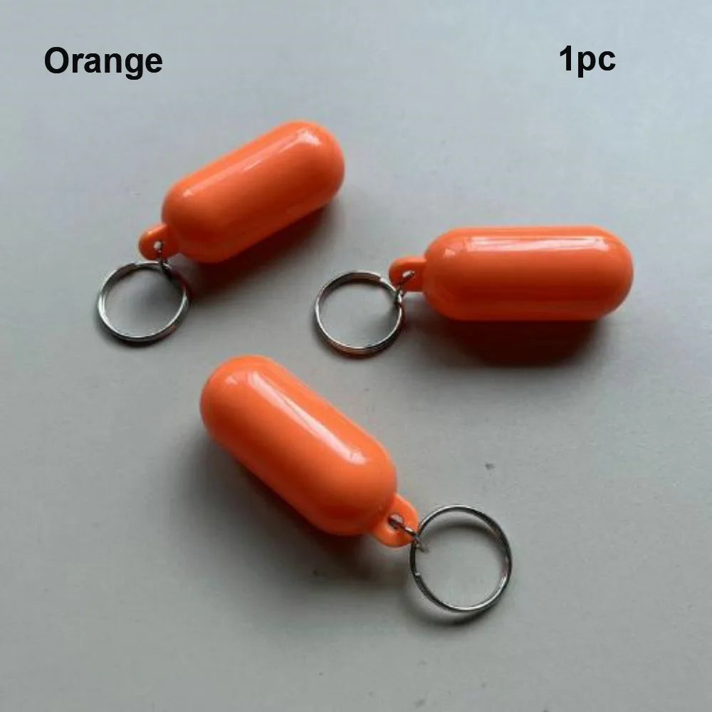 New Plastic Boat Kayak Floating Keyring 7 Colors Replacement Marine Sailing Boat Float Keychain Boat Accessory Floating Keychain