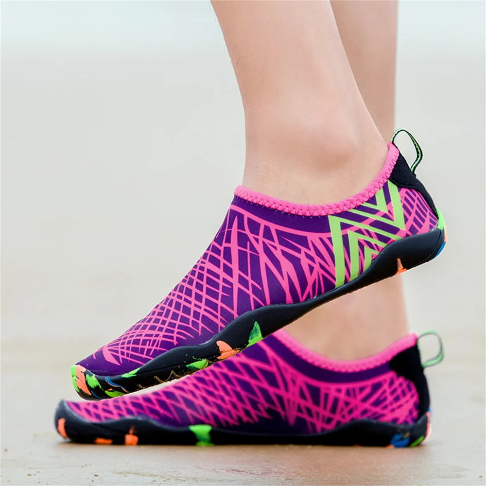 Quick-Drying Summer Water Shoes Unisex Seaside Beach Sock Barefoot Sneakers Men Swimming Upstream Sports Diving Aqua Shoes Women