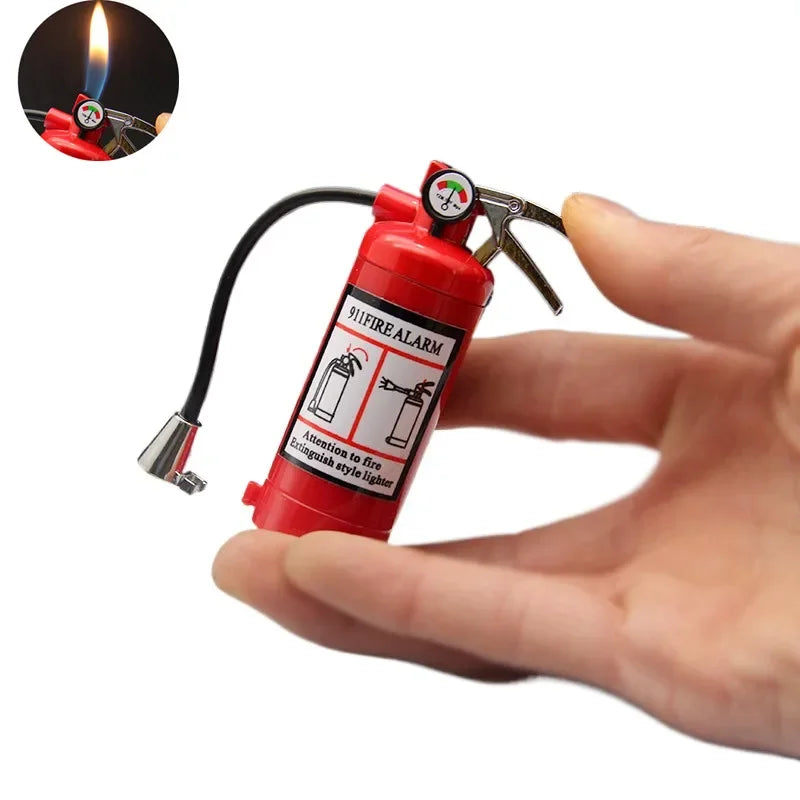 New Torch Lighter Metal Flash Light Free Fire Butane Gas Pipe Lighter Unusual Inflated Cigar Cigarette Lighter