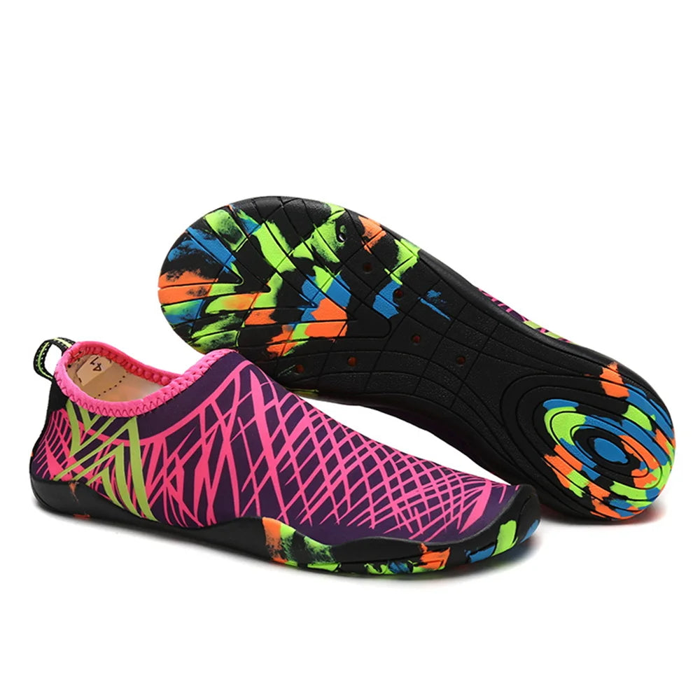 Quick-Drying Summer Water Shoes Unisex Seaside Beach Sock Barefoot Sneakers Men Swimming Upstream Sports Diving Aqua Shoes Women