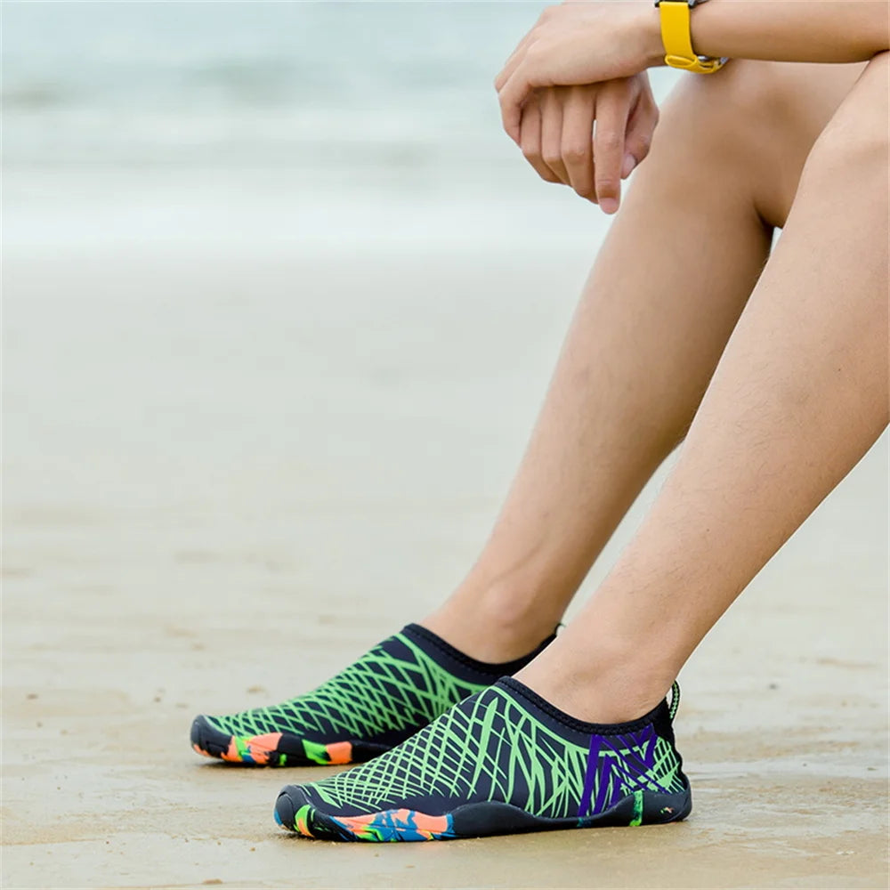 Quick-Drying Summer Water Shoes Unisex Seaside Beach Sock Barefoot Sneakers Men Swimming Upstream Sports Diving Aqua Shoes Women
