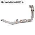 Adventure Motorcycle Exhaust System Modify Front mid Link Pipe Escape Moto Connect 51mm Or Original Muffler for CFMOTO 450MT ADV