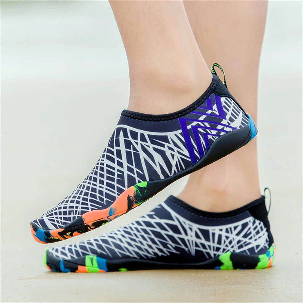 Quick-Drying Summer Water Shoes Unisex Seaside Beach Sock Barefoot Sneakers Men Swimming Upstream Sports Diving Aqua Shoes Women