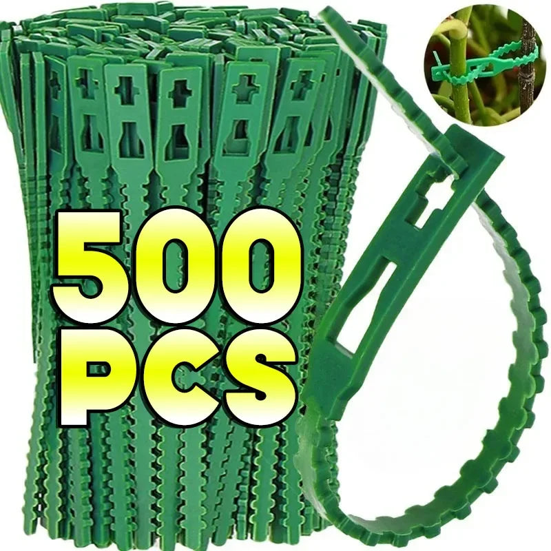 Bridas Reutilizables para Jardín | Soporte para Plantas y Enredaderas | Nylon Ajustable