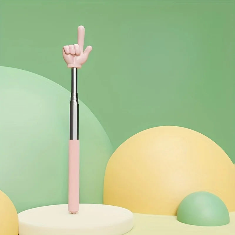 Telescopic reading stick, teaching finger reading stick, a variety of colors to choose from, reading finger