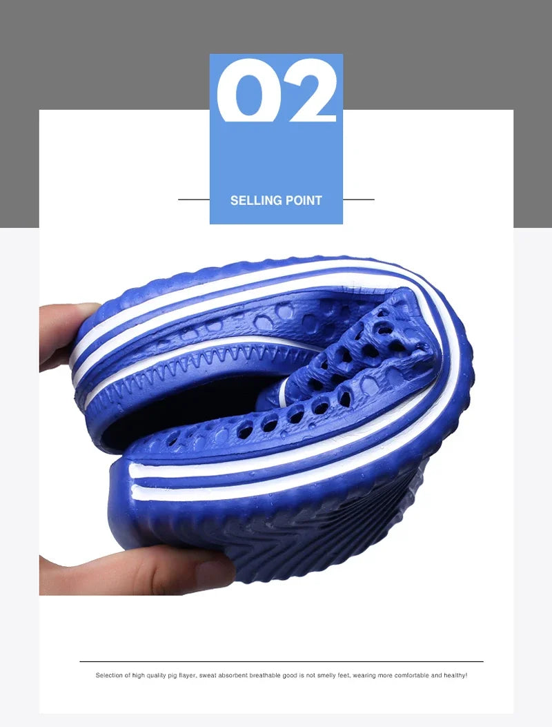 Aqua Shoes Unisex Hollow Out Slippers Casual Couple Beach Sandal Flip Flops Beach Outdoor Sandals Water Shoes Mens Slippers