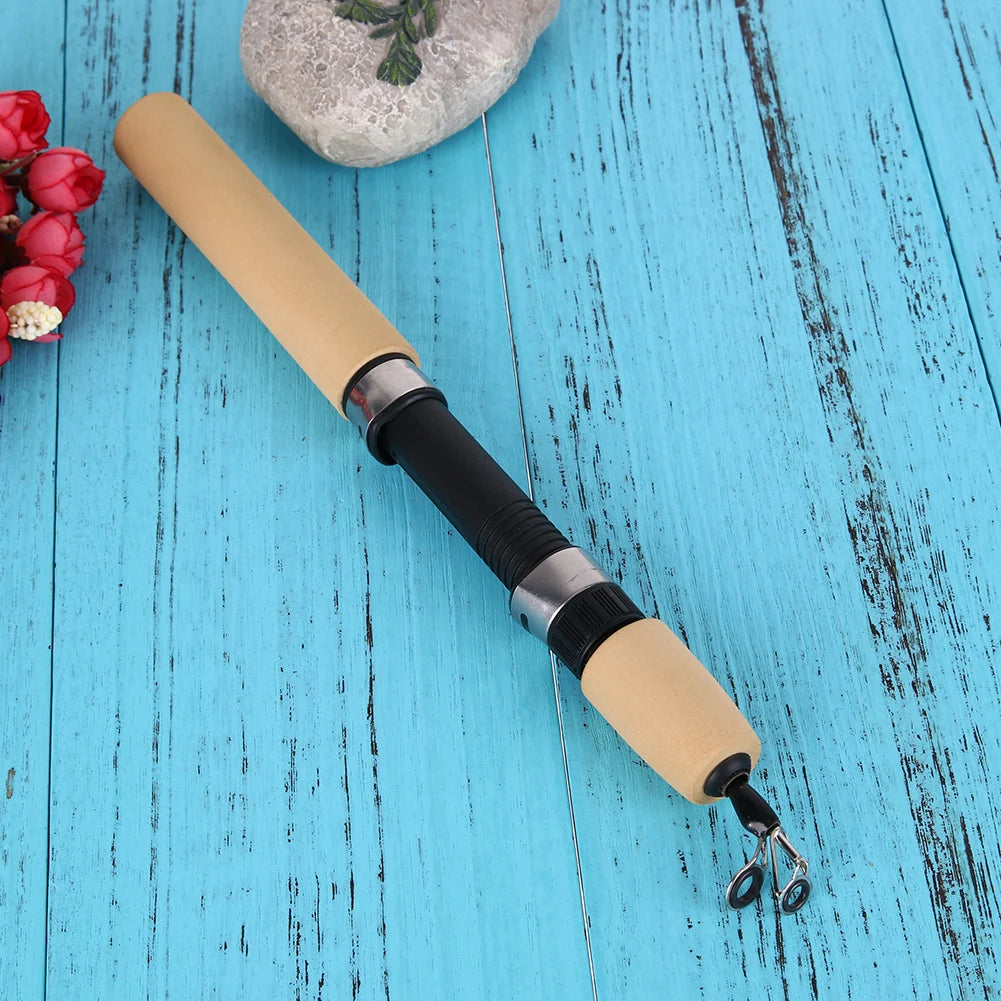 60/80/100cm Ice Fishing Rod Portable Fishing Pole Winter Fishing Rod Retractable Fishing Pole Fishing Accessories