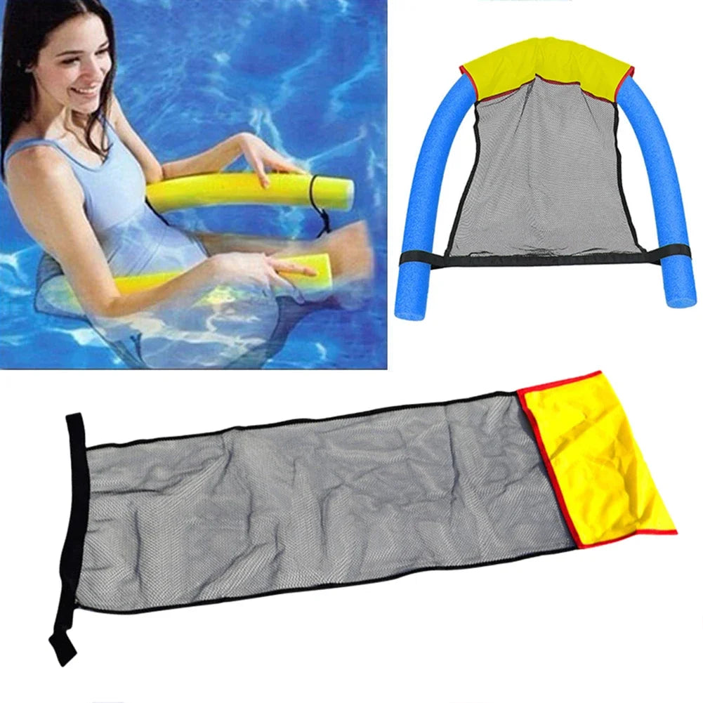 Pool Float Chair Durable Float Chair Swimming Accessories Pool Hammock Pool Float Noodle Chair for Vacation Fun Rest