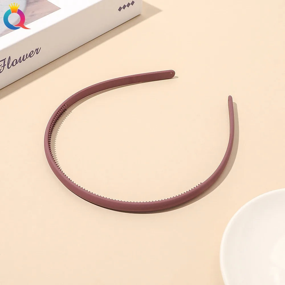 Plastic Frosted Non-slip Face Wash Hairbands Headband Women Girls Hair Head Hoop Bands Scrunchie Accessories Headdress Ornaments