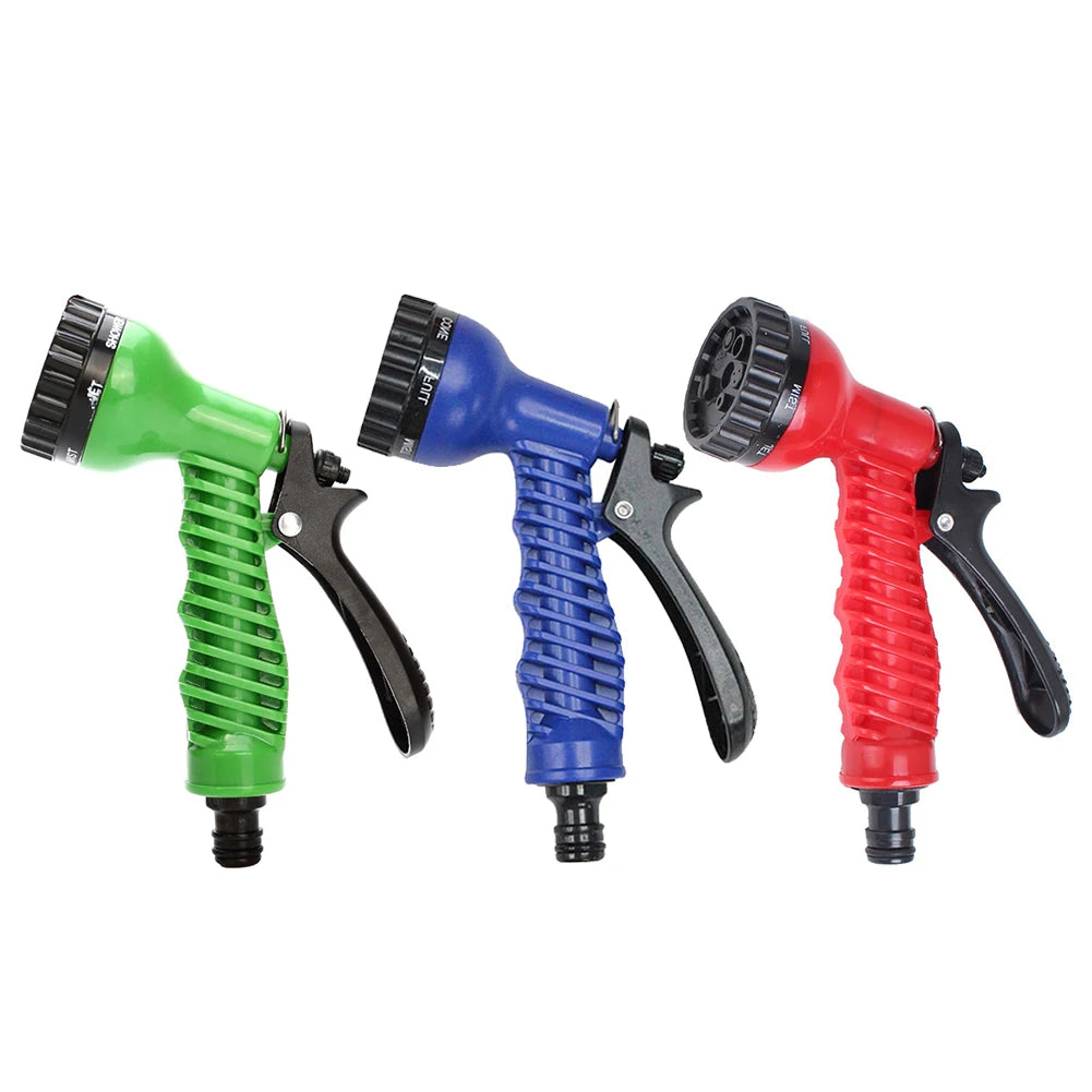 Water Gun 7 Adjustable Modes Garden Sprinkler Hose Nozzle Multifunctional Irrigation Nozzle Water Sprayer for Car Washing