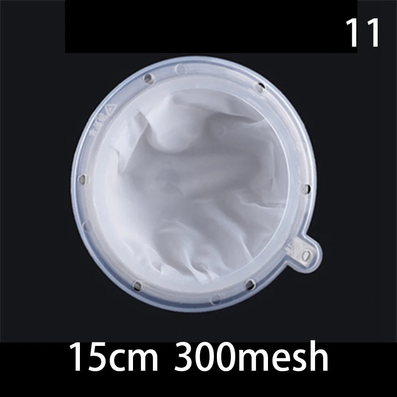100/120/200/300/400/450 Mesh Nylon Filter Stainless Steel Funnel For Fruit Milk Traditional Chinese Medicine Oil White Wine
