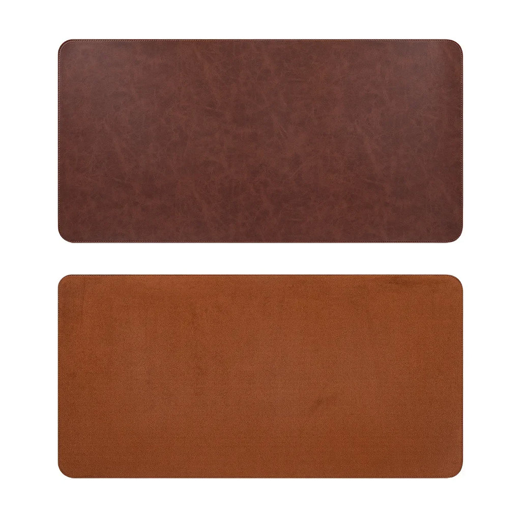 Desk Pad Waterproof PU Mouse Pad Desk Mat Protective Cover Large Mousepad Computer Laptop Non-slip Easy To Clean Keyboard Mats