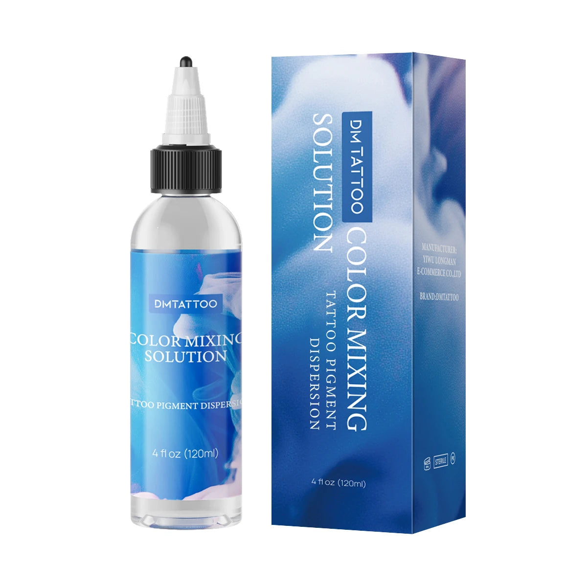 DM Tattoo Color Mixing Solution Tattoo Color Blending Agent Color Brightening Liquid Black And White Diluent Blending Water