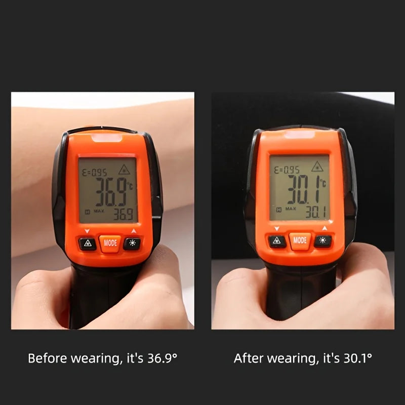 A pair of men's summer ice silk fiber sports arm guards, outdoor cycling fishing sunscreen breathable sleeves