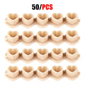 50/100/200pcs Biodegradable Tattoo Ink Cups Heart Shaped Base ECO-Friendly Disposable Spliced Pigment Caps Tattoo Accessories
