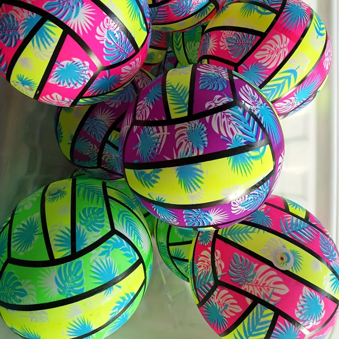 Pelotas de Voleibol Inflables para Playa y Piscina | Diseño Tropical | Pack 🏖️ - Firu Total Sales