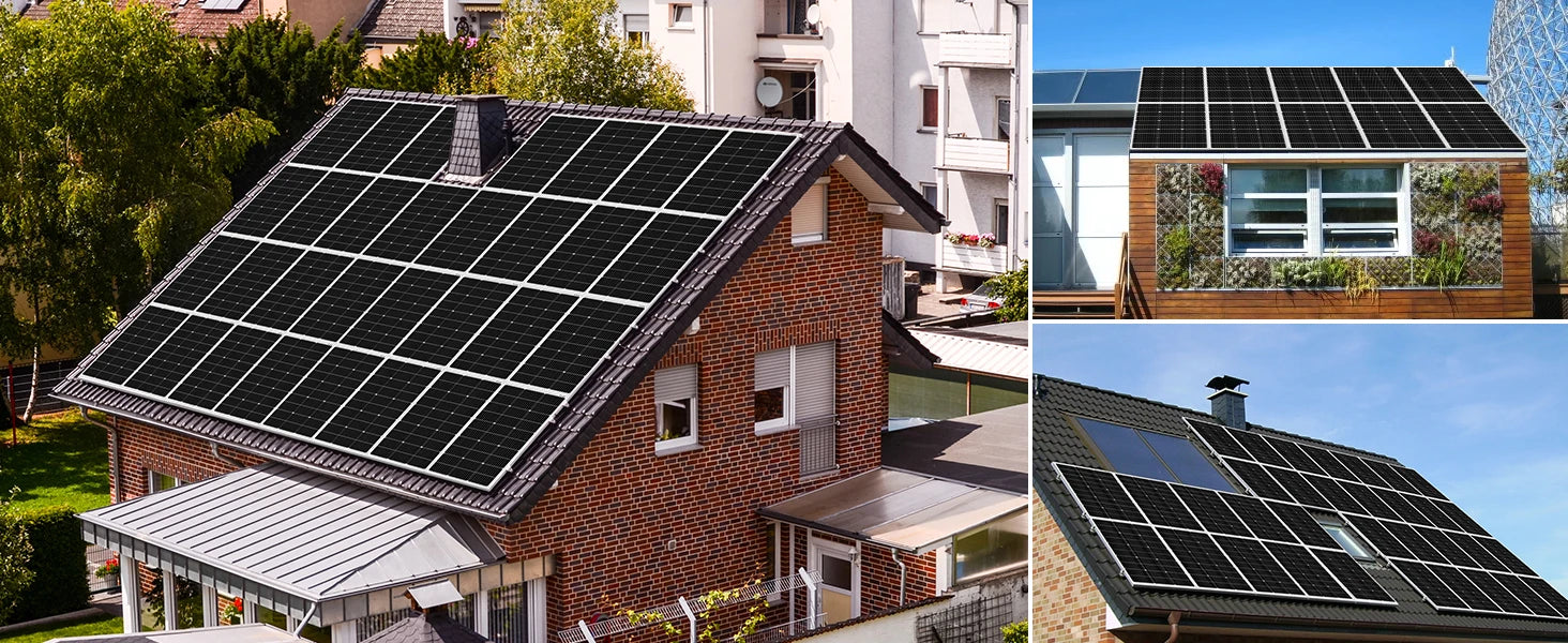 DOKIO 18V 100W-200W Rigid Solar Panel China Monocrystalline Silicon Waterproof Solar Panel #DSP-100M/DSP-100MX2 Camping/Home/RV