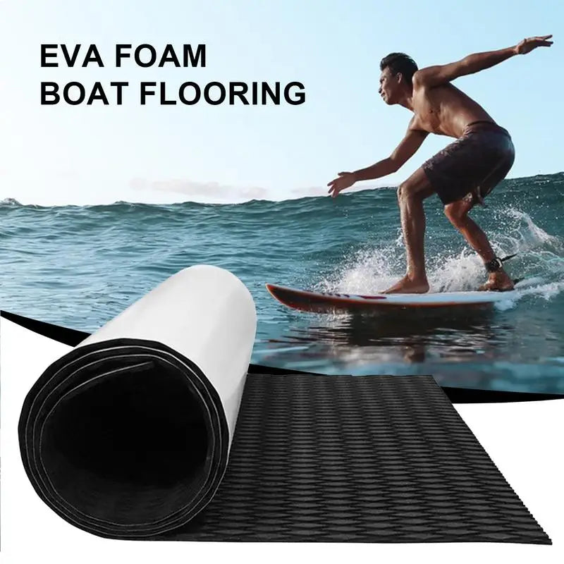 EVA Foam surfboard anti-slip mat Boat Flooring Deck Grip Mat Decking Pad Trimmable Marine anti-slip mat for Kayak RV Yacht Pool