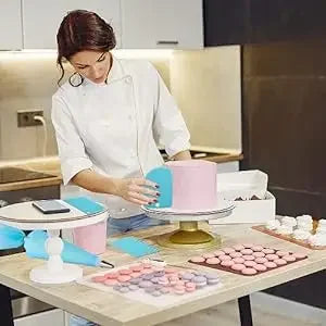 Set Mangas Pasteleras Reutilizables de Silicona con Boquillas de Acero | Repostería 🎂