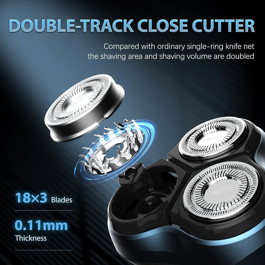 Sejoy Electric Razor for Men Rechargeable Electric Razor Shaving Machines  Mens Electric Shavers, - Firu Total Sales