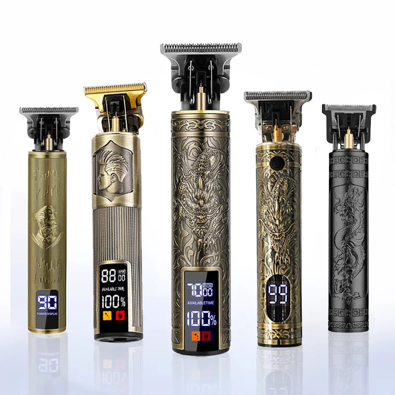 New！T9 Electric Hair Trimmer/Accessories | USB Professional Shaver | 0mm Bald Fade Cutting Machine Portable for Men Home Haircut - Firu Total Sales