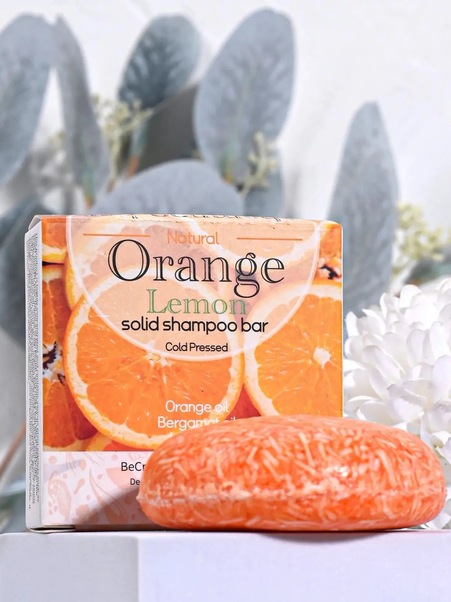 60g Natural XF Organic Sweet Orange Extract Shampoo Bar Moisturizing Strong Cleaning Solid Shampoo