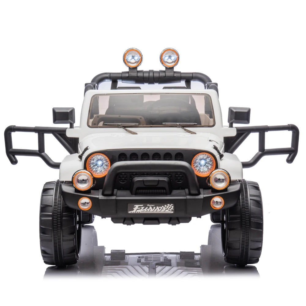 Carro Eléctrico 2 Asientos 24V para Niños | Control Padres | Bluetooth | 3-8 Años 🚗 - Firu Total Sales