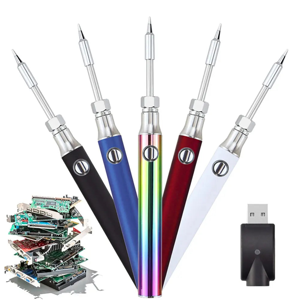 510 Thread Portable Electric Soldering Iron Pen with USB Charger 350/650/1100mAh Smart Power Pen Heat Devices Welding Tool Kit