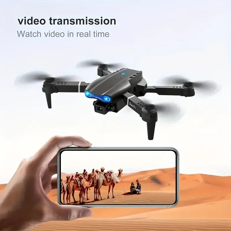 Drone E99 Pro | Cámara Dual HD | Flash | WiFi | Evitación de Obstáculos | Fotografía Aérea | Quadcopter
