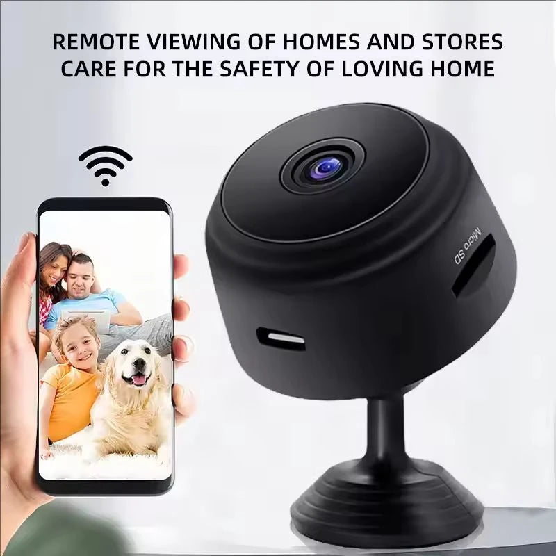 A9 WiFi Mini Security Camera — Smart Home Monitor | Baby & Pet Surveillance