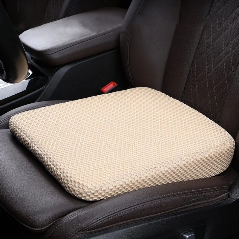 Car Booster Seat Cushion — Breathable Height Boost Pad | Fatigue Relief