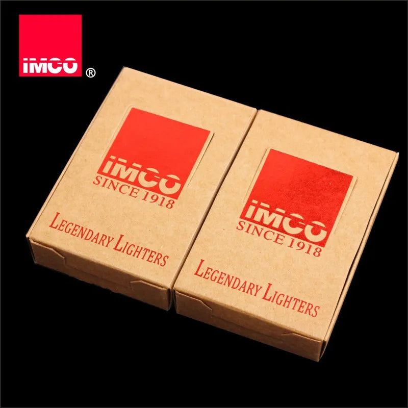 Original IMCO Lighter Old Oil Flint Lighter Windproof Stainless Steel Cigarette Petrol Oil Lighter Inflated Gadgets Man