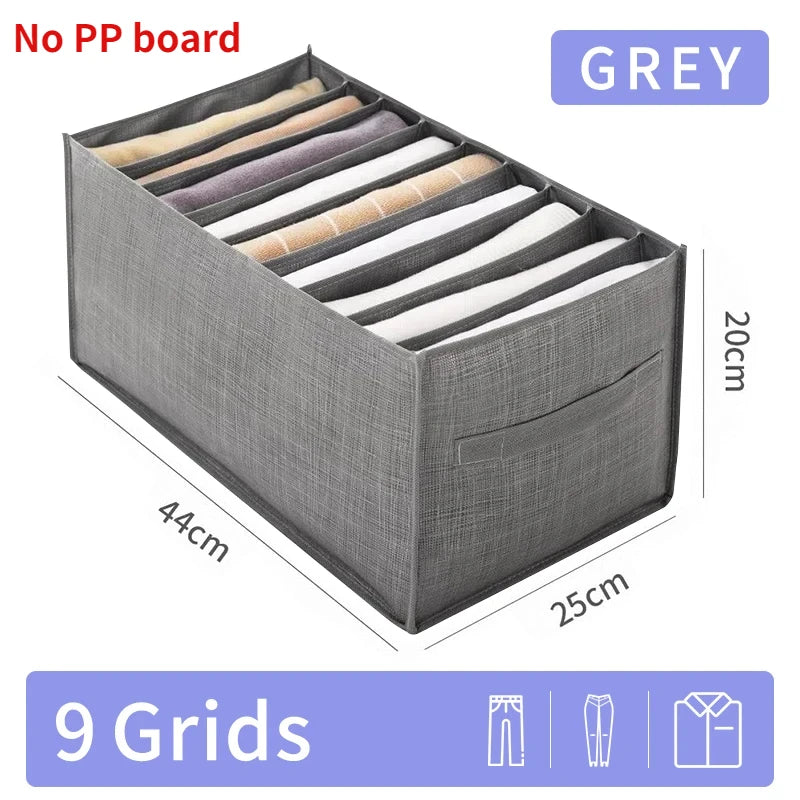Pants Jeans Storage Box Drawers Organizer for Underwear Bra Socks Wardrobe Clothes Organizer Cabinet  T-Shirt Organizers storage