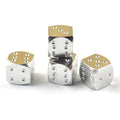 4PCS Aluminum Alloy Dice Car Wheel Tire Valve Caps Tyre Rim Stem Covers Airdust Waterproof For Automobiles Motorcycles Trucks