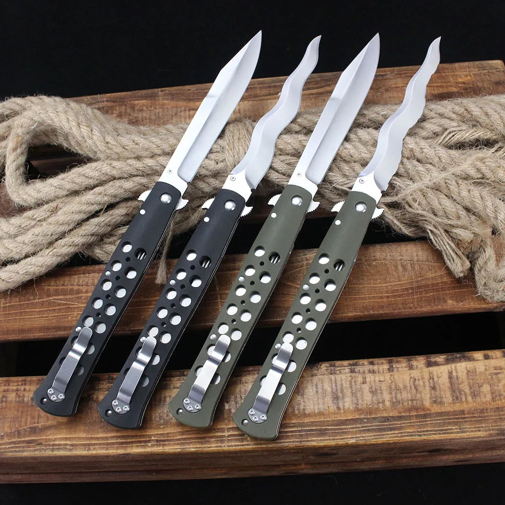 Folding Knife TI LITE Flipper Knife S35VN Blade Outdoor Professional Military Tactical Hunting Survival Self defense Knives Tool