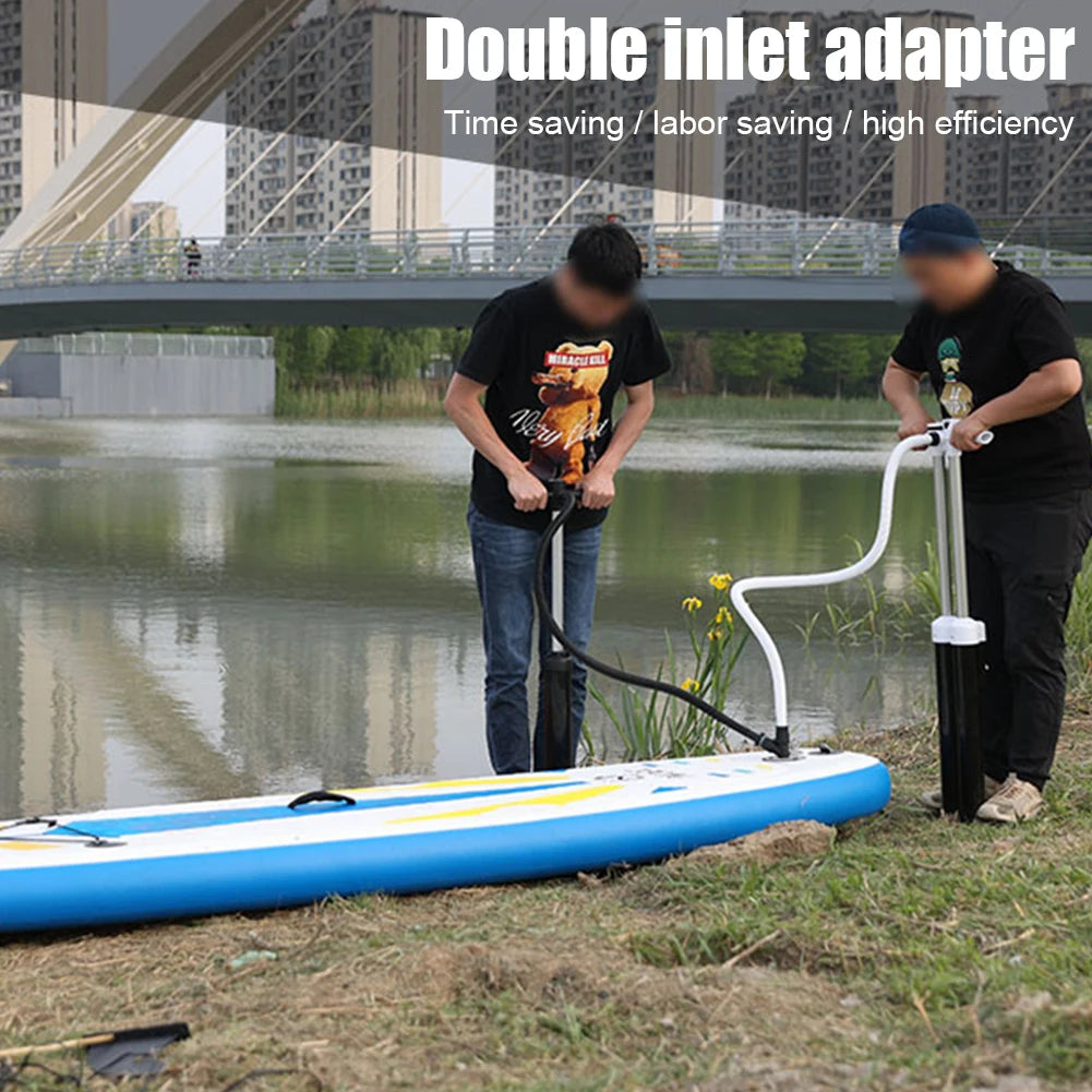 Air Valve Adaptor Wear-Resistant Rowing Boat Air Valve Adaptor Nylon Kayak Inflatable Pump Adapter for SUP Board