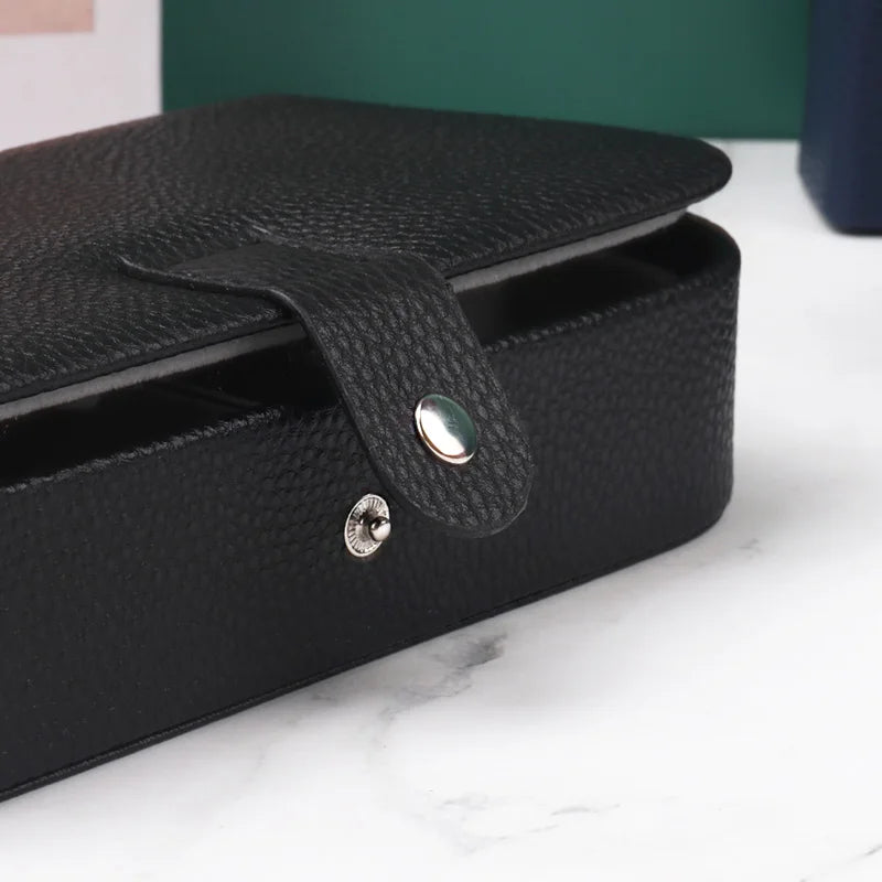 2024 Portable Jewelry Box Jewelry Organizer Display Travel Jewelry Case Boxes Button Leather Storage Chenille Jewelers Joyero