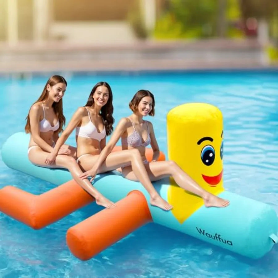 Inflatable Giant Pool Floats for Adults Big Floats for Lake Bird Pool Floaties Fun Floating Rafts Ride-on Lounge Floaty for Swi