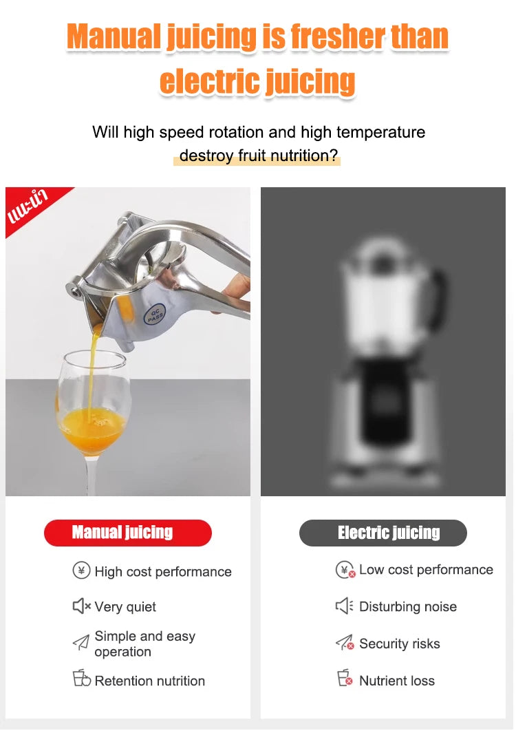 Home Multifunctional Manual Juicer Portable Small Fruit Juicer