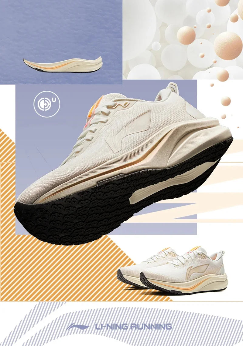 Li-Ning Mujer RED HARE 8 | Tenis Running Profesional | LIGHT FOAM ULTRA | Elástico y Duradero | ARPV014