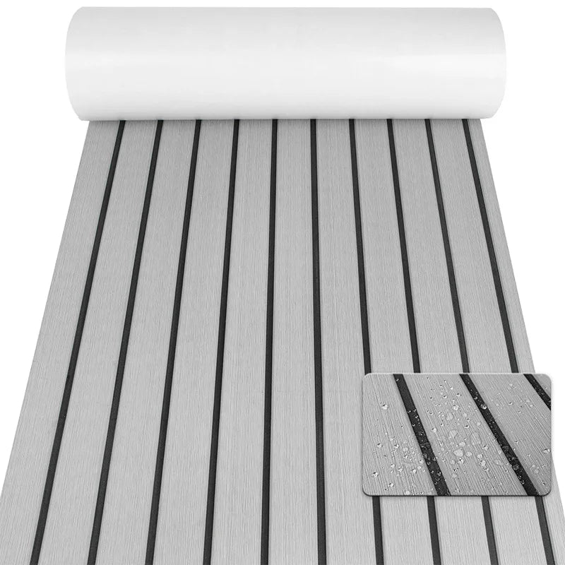 EVA Foam Boat Flooring Faux Teak Decking Sheet Pad For Boat Marine Yacht RV Deck Sheet Ma 4 Colors To Choose From 2400x450x6mm