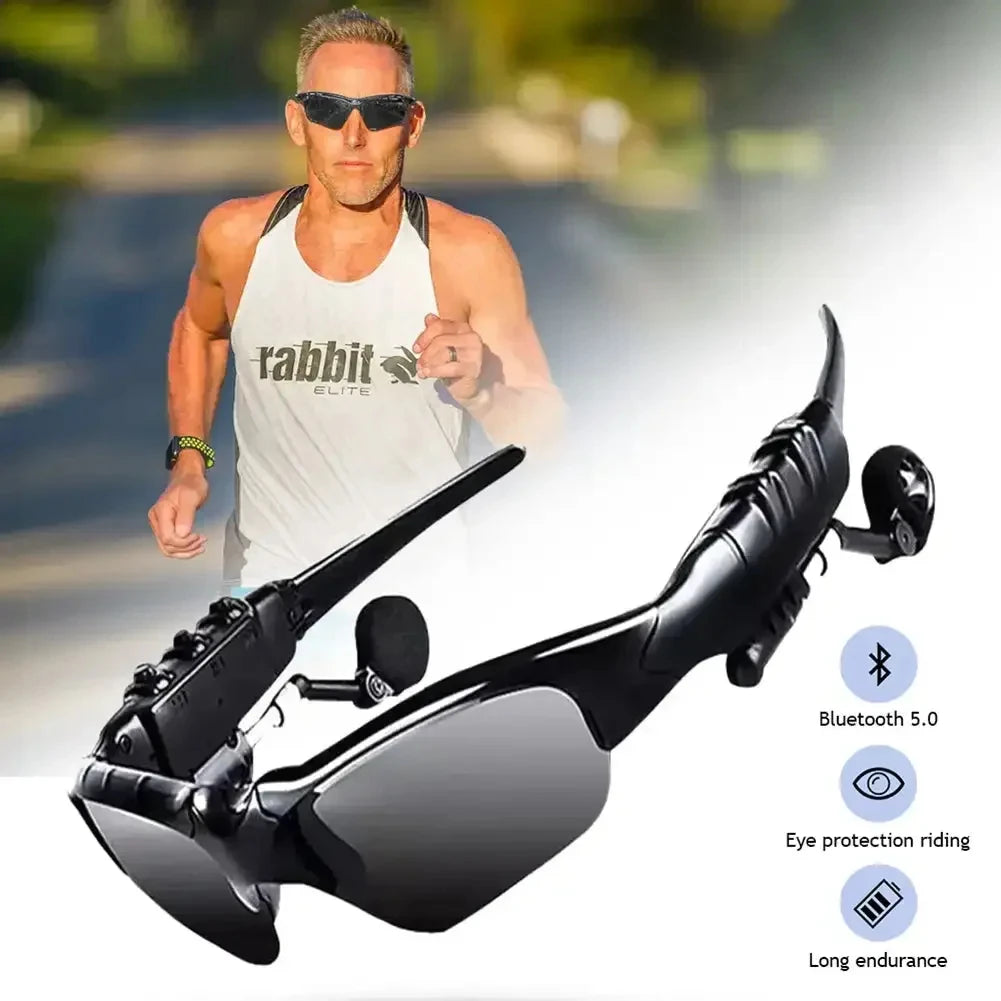 Gafas de Ciclismo Bluetooth 5.0 Toptrek | Polarizadas | Audífono Inalámbrico 🛫